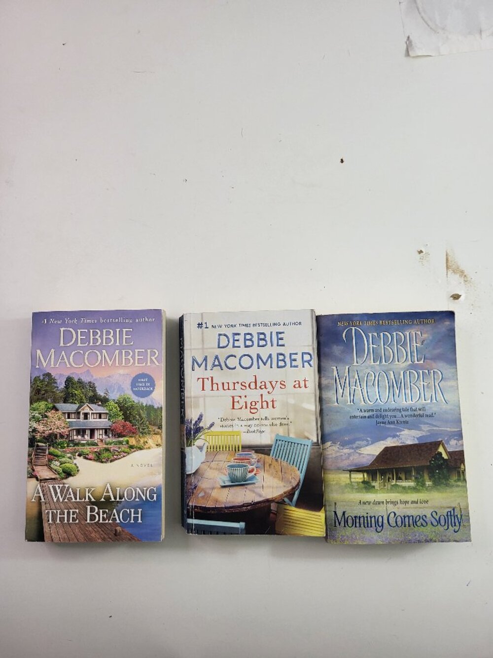 Debbie Macomber Book Lot of 3 Heartwarming Women's Fiction Paperbacks